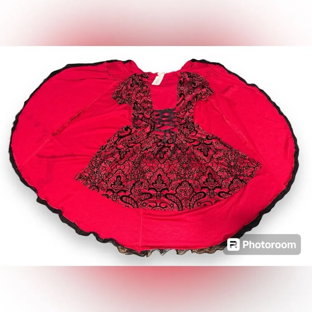 Girls Little Red Riding Hood Costume - Picture 2 of 7